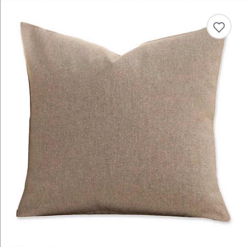 Brand New Natural Taupe Throw Pillows